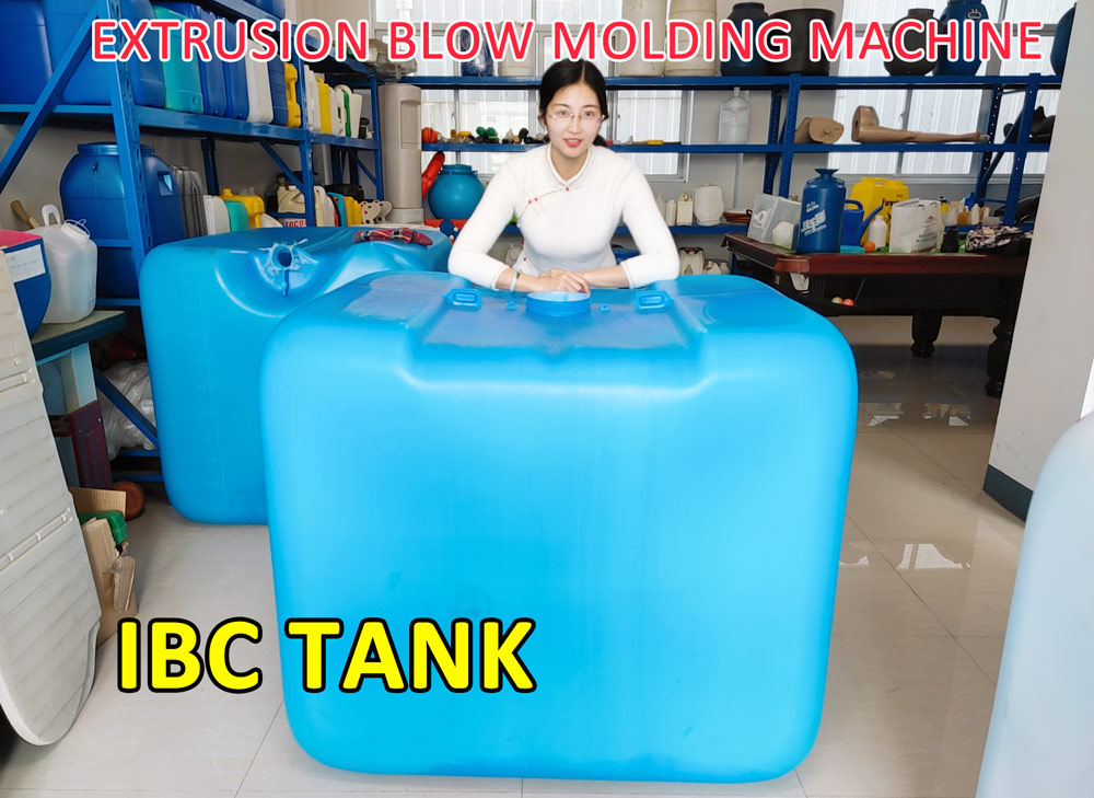 IBC tankı (tambur) için ekstrüzyon şişirme makinemiz 