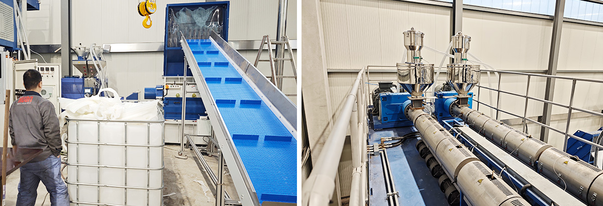 IBC darbe kalıplama makinesi i&ccedil;in otomatik y&uuml;kleyici