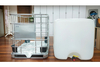 1000 litre ibc tote su deposu 1000L IBC tankı ara hacimli konteyner için ibc su deposu