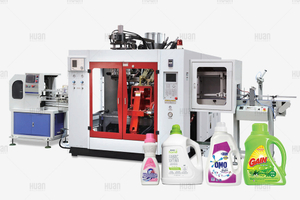 Günlük kimyasal 16oz 50oz 70oz 100oz 500ml 1L 2L 3L 4L 5L PE çamaşır deterjanı temizleyici şişe ekstrüzyon şişirme makinesi