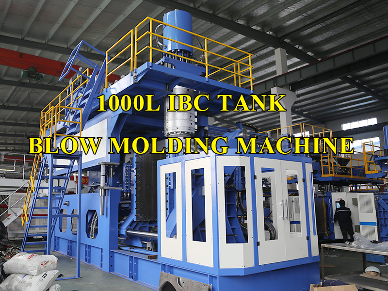 1000L şişirme makinesi ile özel IBC tank üretimi
