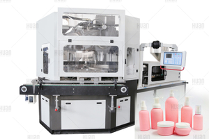 Çin plastik kozmetik kavanoz enjeksiyon şişirme makinesi led lamba kapağı enjeksiyon şişirme makinesi