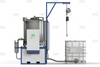 Yüksek basınçlı IBC tank yıkama sistemi yarı otomatik1000L IBC tote temizleyici