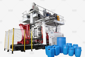 Otomatik 30L ila 250L plastik kavanoz hdpe davul ekstrüzyon şişirme imalat makinesi fiyat imalatı