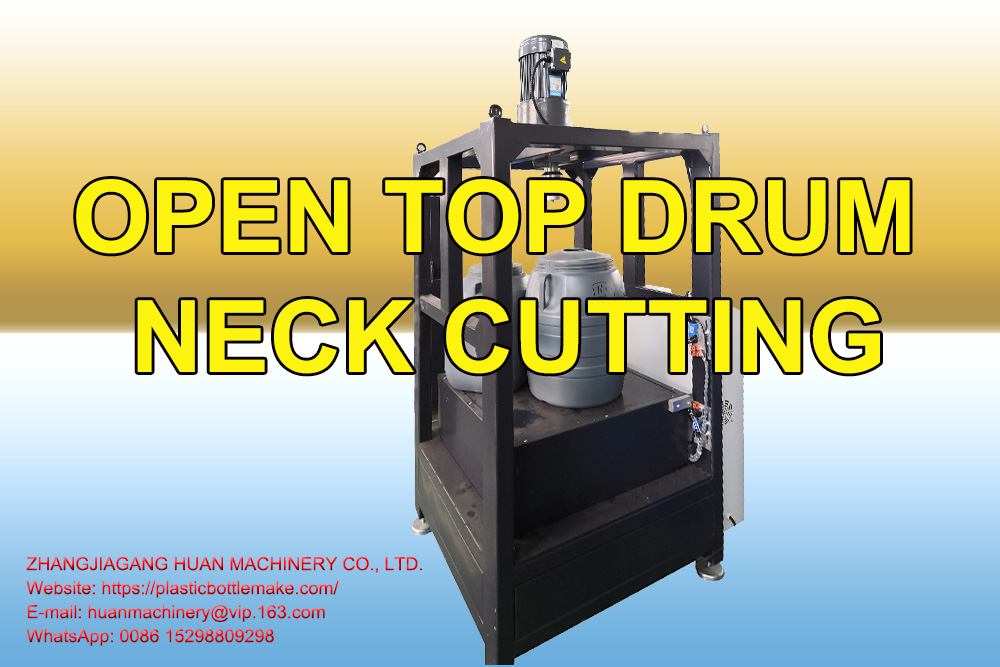 Geniş ağızlı namlu boyun kesme makinası #Plasticauxiliarymachinery