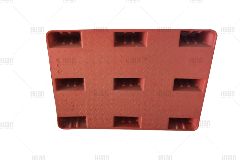 Ağır Hizmet HDPE Dokuz Ayaklı Plastik Palet Standart Boyut 1500x1500 Palet