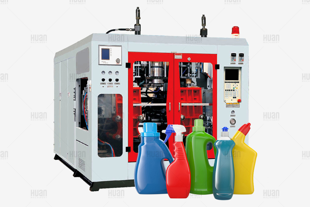 Günlük kimyasal 50ml 100ml 400ml 500ml 1.5L 2L 3L 4L 5L HDPE bulaşık yıkama sıvısı şişe yapma ekstrüzyon şişirme makinesi