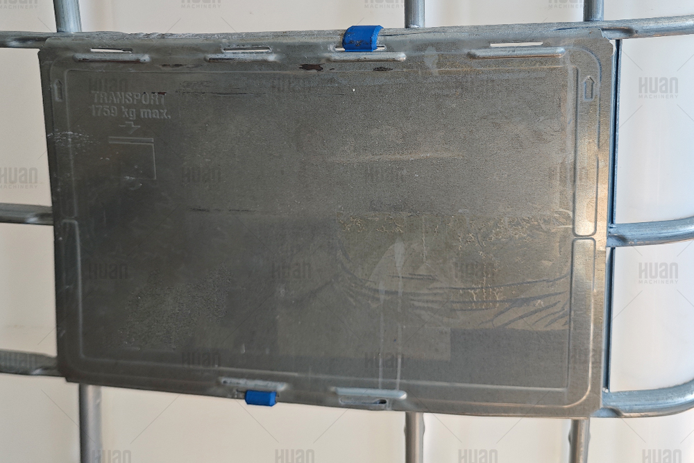 Enjeksiyon Kalıplı Mavi IBC Tank Etiketi isim plakası klibi