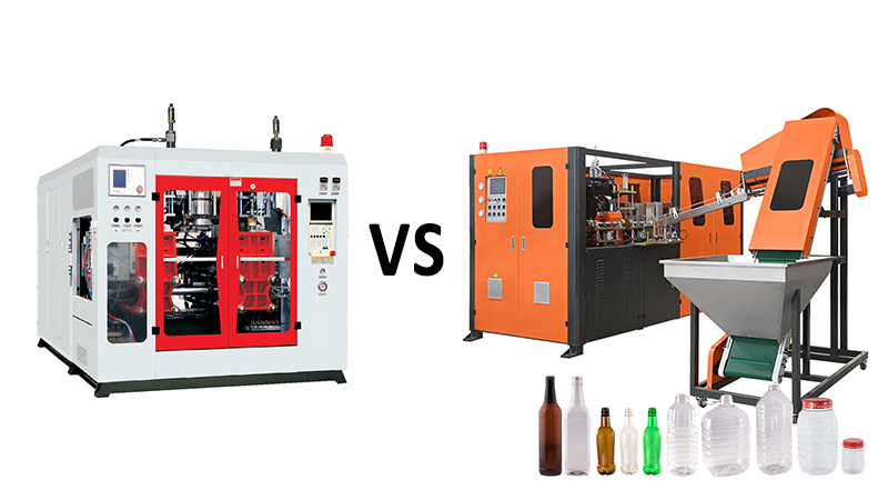 Ekstrüzyon şişirme makinesi ile PET şişirme makinesi arasındaki fark