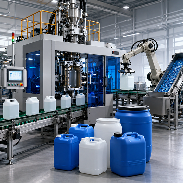 Otomatik 20L–30L Jeachine: Yüksek Verimli HDPE Konteyner Üretimi için Eksiksiz Bir Çözüm